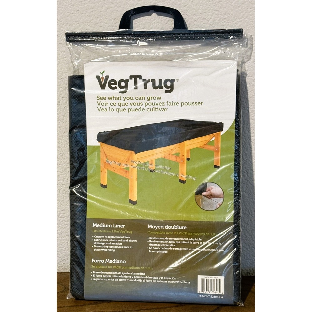 VegTrug Medium 1.8m Replacement Liner Fabric Raised Garden Bed Planter